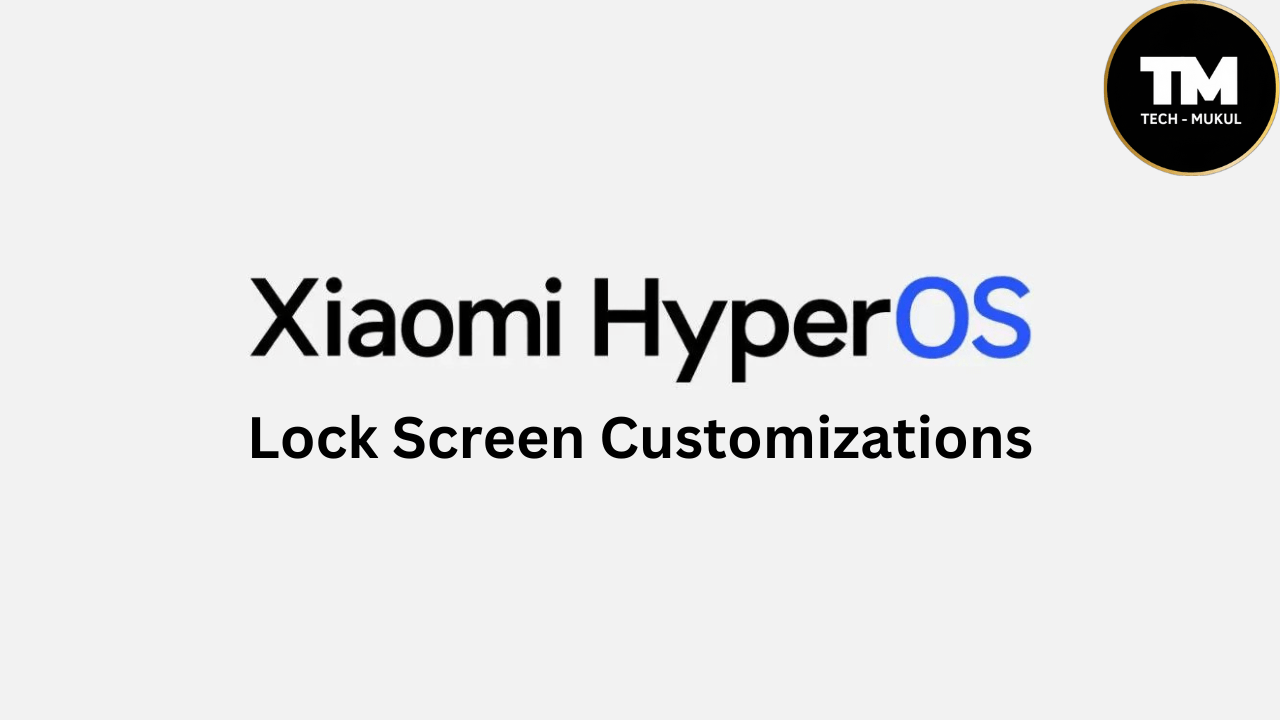 Xiaomi HyperOS Lock Screen Customizations are on the another level ...